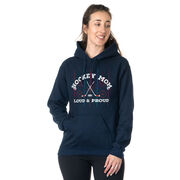 Hockey Hooded Sweatshirt - Loud and Proud Hockey Mom