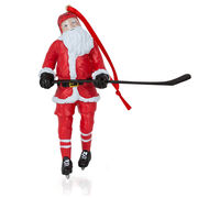 Hockey Ornament - Santa Hockey Player