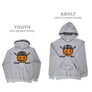 Hockey Hooded Sweatshirt - Helmet Pumpkin