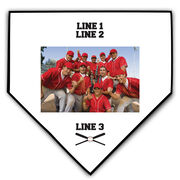 Baseball Home Plate Plaque - Team Photo