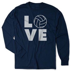 Volleyball Tshirt Long Sleeve - Volleyball Love