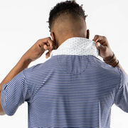 Custom Team Short Sleeve Polo Shirt - Hockey Stripes