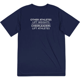 Cheerleading Short Sleeve Performance Tee - Cheerleaders Lift Athletes