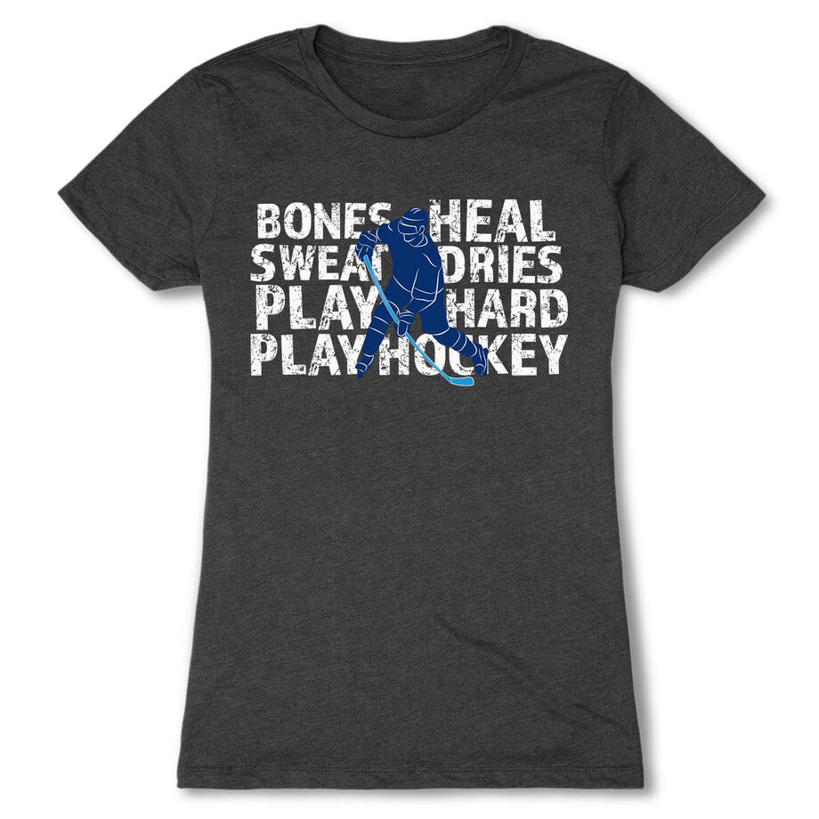 Hockey Women's Everyday Tee - Bones Heal Hockey