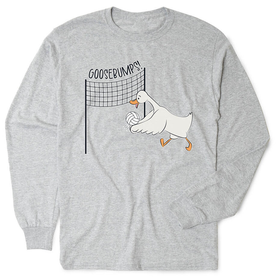 Volleyball Tshirt Long Sleeve - Goosebumps