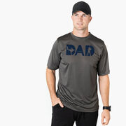 Baseball Short Sleeve Performance Tee - Baseball Dad Silhouette