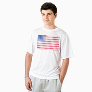 Baseball Short Sleeve Performance Tee - Patriotic Baseball