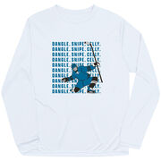 Hockey Long Sleeve Performance Tee - Dangle Snipe Celly Player