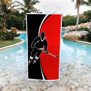 Hockey Premium Beach Towel - Player