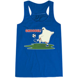  Soccer Flowy Racerback Tank Top - Soccer Ghoul