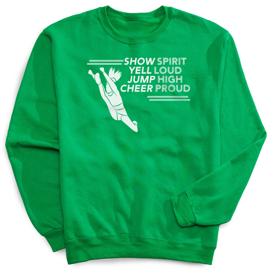 Cheerleading Crewneck Sweatshirt - Cheer Proud