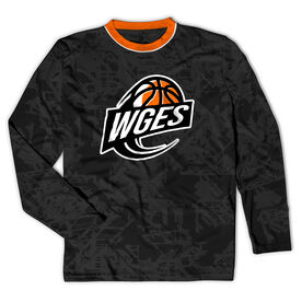 Custom Team Long Sleeve Velocitee T-Shirt  - Basketball