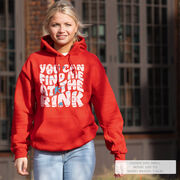 Hockey Hooded Sweatshirt - You Can Find Me At The Rink