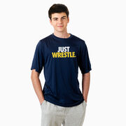 Wrestling Short Sleeve Performance Tee - Just Wrestle