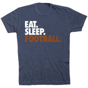 Football T-Shirt Short Sleeve Eat. Sleep. Football.