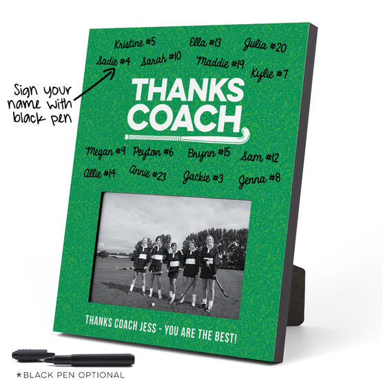 Field Hockey Photo Frame Coach Autograph Chalktalksports Images Field Hockey Photo Frame