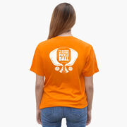 Pickleball Short Sleeve T-Shirt - I'd Rather Be Playing Pickleball (Back Design)