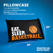 Basketball Pillowcase - Eat Sleep Basketball