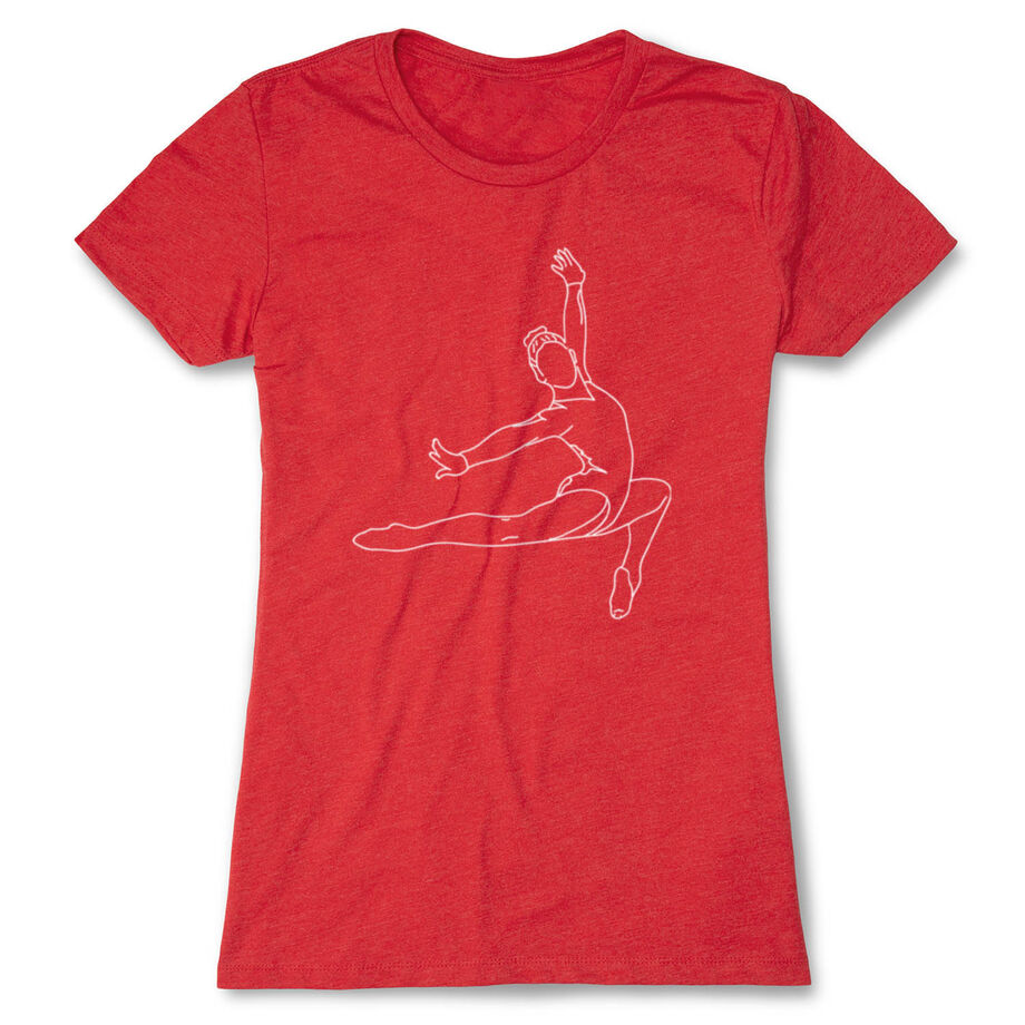 Gymnastics Women's Everyday Tee - Gymnast Sketch