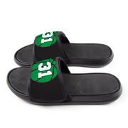 Basketball Repwell&reg; Slide Sandals - Basketball With Number