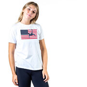 Soccer Short Sleeve T-Shirt - Patriotic Soccer