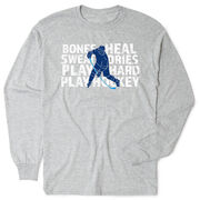 Hockey Tshirt Long Sleeve - Bones Heal Hockey