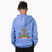 Guys Lacrosse Hooded Sweatshirt - California Lacrosse (Back Design)