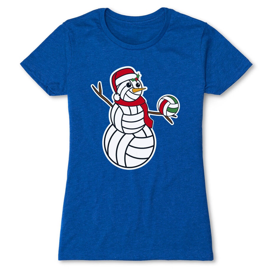 Volleyball Women's Everyday Tee - Serving Holiday Cheer