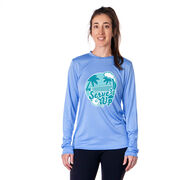 Pickleball Long Sleeve Performance Tee - Serve's Up