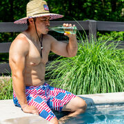 Hockey Straw Hat - USA