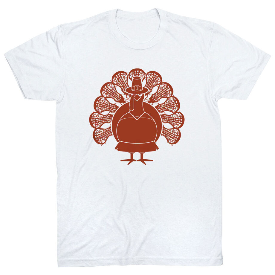 Girls Lacrosse Short Sleeve T-Shirt - Turkey Player - Personalization Image