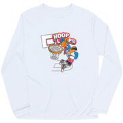 Basketball Long Sleeve Performance Tee - Hoop Loops