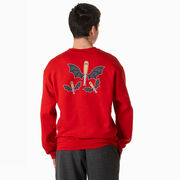 Baseball Crewneck Sweatshirt - It's Bats (Back Design)