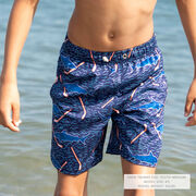 Hockey Swim Trunks - Shark Attack