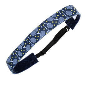 Tennis Juliband Non-Slip Headband - Tossed Racquet Navy