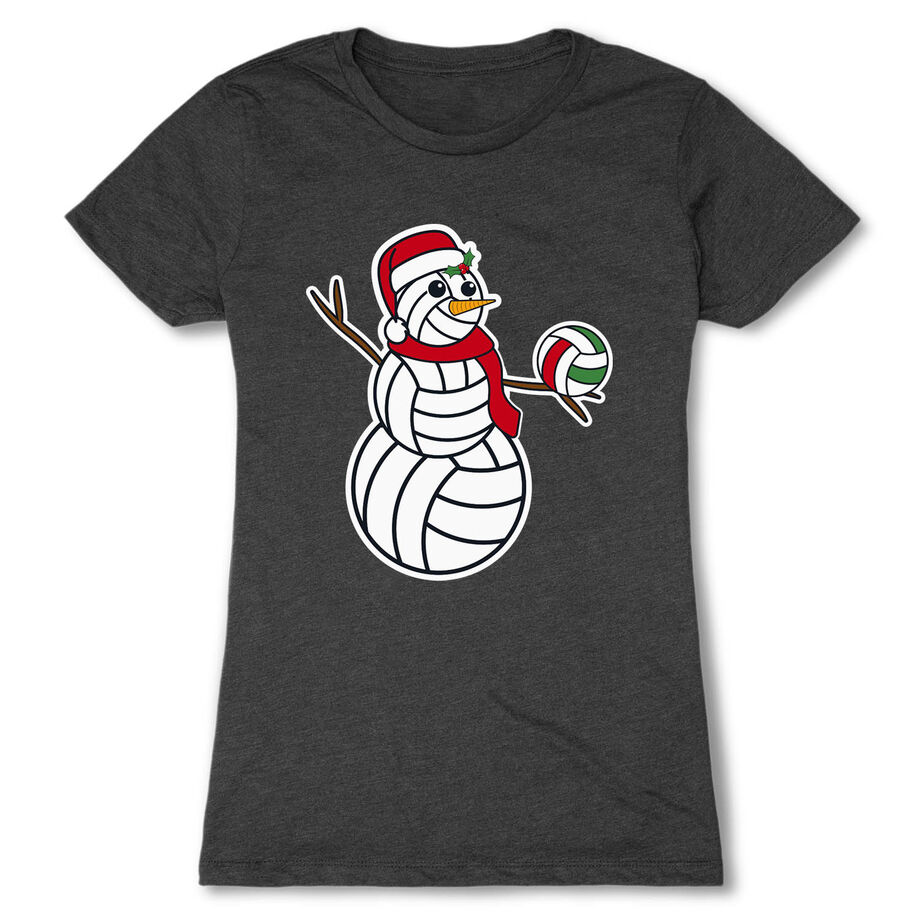 Volleyball Women's Everyday Tee - Serving Holiday Cheer