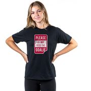 Hockey Short Sleeve T-Shirt - Don't Feed The Goalie