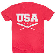 Baseball T-Shirt Short Sleeve - USA