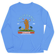 Guys Lacrosse Long Sleeve Performance Tee - California Lacrosse