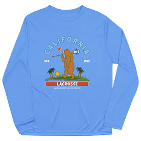 Guys Lacrosse Long Sleeve Performance Tee - California Lacrosse