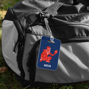 Softball Bag/Luggage Tag - Personalized Softball Catcher