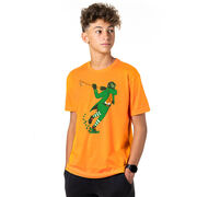 Guys Lacrosse Short Sleeve T-Shirt - Lacrosse Leprechaun