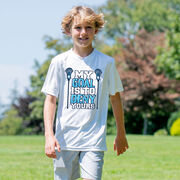 Guys Lacrosse Short Sleeve Performance Tee - My Goal Is To Deny Yours
