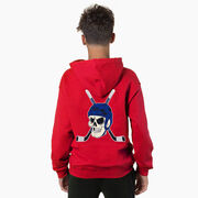 Hockey Hooded Sweatshirt - Chill to the Bone (Back Design)