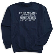 Cheerleading Crewneck Sweatshirt - Cheerleaders Lift Athletes