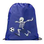 Soccer Drawstring Backpack - Skeleton Striker 