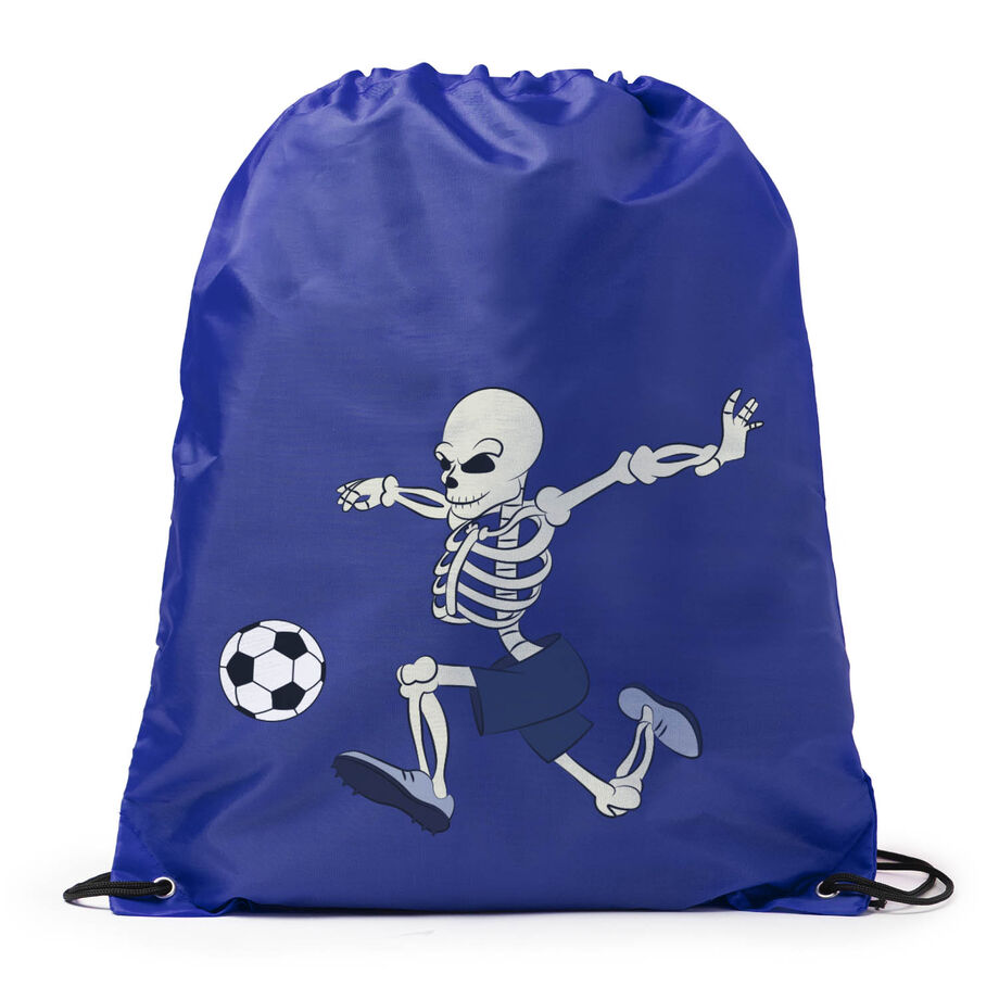 Soccer Drawstring Backpack - Skeleton Striker 