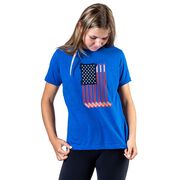 Hockey Short Sleeve T-Shirt - American Flag