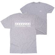 Football Short Sleeve T-Shirt - 24-7 Football (Back Design)