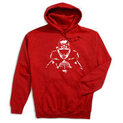 Football Hooded Sweatshirt - Santa Player